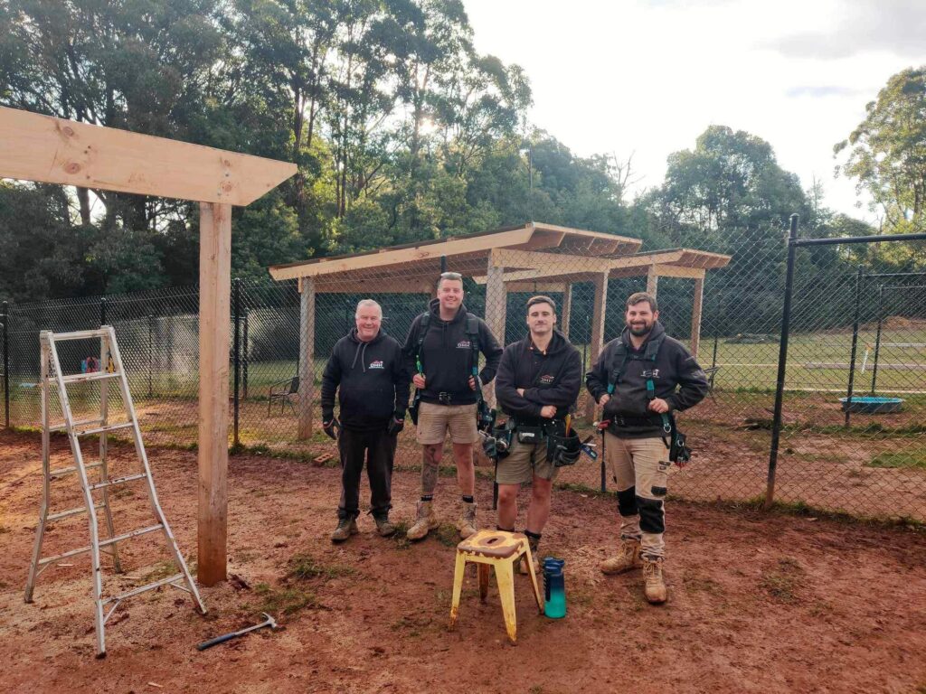 The professional team of carpenters at DMH Construction Co. in Melbourne.